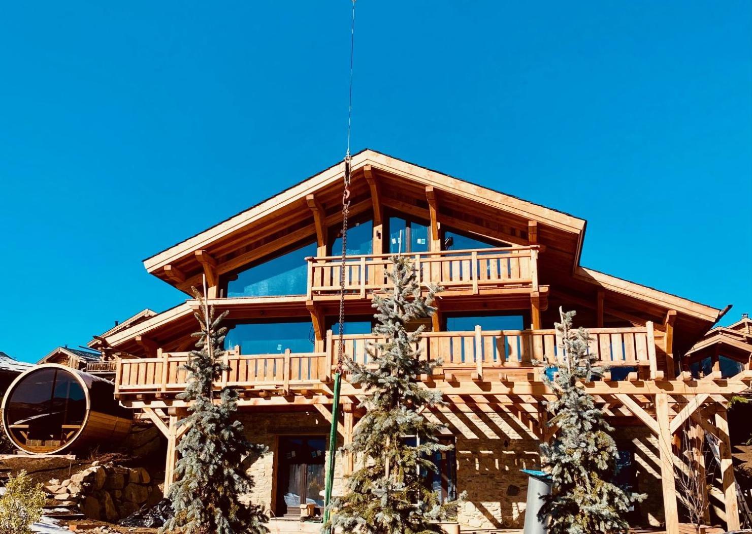 Chalet Aguila - Jacuzzi Et Sauna Panoramique - Construit En 2023 Bolquere Exterior photo